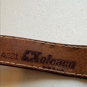 Rock & Roll Cowgirl Brown Leather Belt